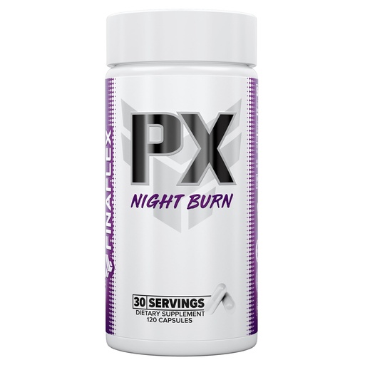 [BRSRABIYOUNAE3T2] FINAFLEX PX NIGHT BURN - 120 Capsules - Ultimate Non-Stim Weight Loss - Supports Healthy Body Composition & Lean Muscle Mass - 30 Servings