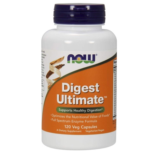 [BRSWIFITCEDBYGQZ] NOW Foods Digest Ultimate, 120 Vegetable Capsule