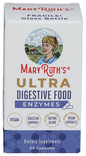 [BRSW2A37CUNQGFA3] Mary Ruth's Ultra Digestive Food Enzymes Capsules, 60 CT