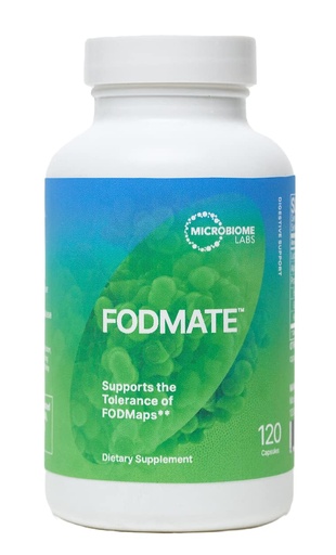[BRSW2ZI6BEPBA3LZ] Microbiome Labs FODMATE Digestive Enzymes for Women & Men - Digestive Support for Low FODMAP Protocols & Occasional Bloating, Gas & Stomach Relief (120 Capsules)