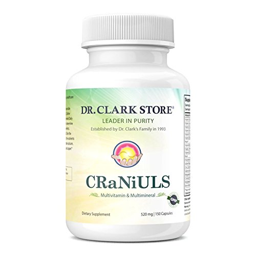 [BRSWG2QBOB7BO3D3] Dr Clark Store CRaNiULS (Multi Vitamin & Mineral), 520 mg 150 Gelatin Capsules