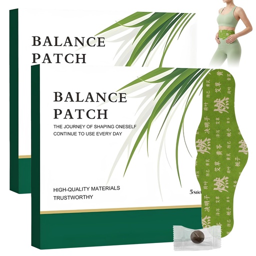 [BRSRGBT2CMPRMCQV] 2 Box Herbal Patch Pad Balance,Mugwort Herbal Navel Patches,Long-Lasting Abdominal Comfort（1 Boxes 5 Piece）