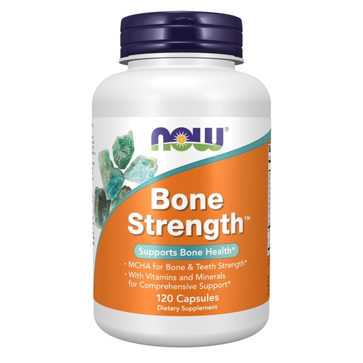 [BRSWIY32BQNBQHAZ] NOW Foods Supplements, Bone Strength™ with Microcrystalline Hydroxyapatite (MCHA), Magnesium and Vitamins C,D and K, 120 Capsules