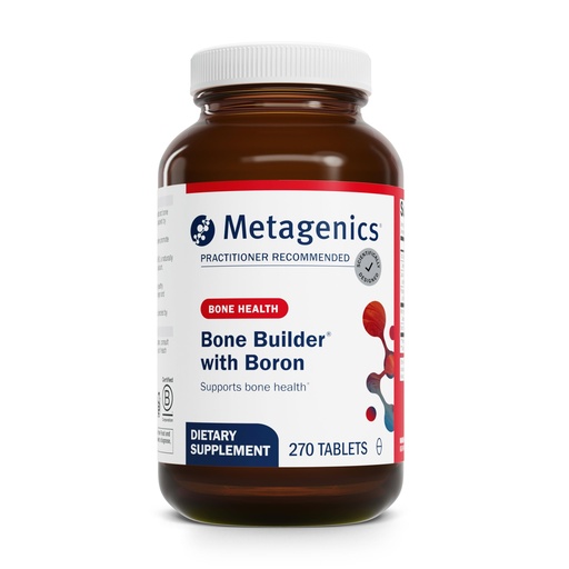[BRSWIYTQA4OGIGT4] Metagenics Bone Builder with Boron - Mineral Complex with Calcium, Phosphorus & MCHC - Supports Bone Density, Strength & Nerve Health - Collagen & Trace Minerals - cGMP Certified - 270 Tablets