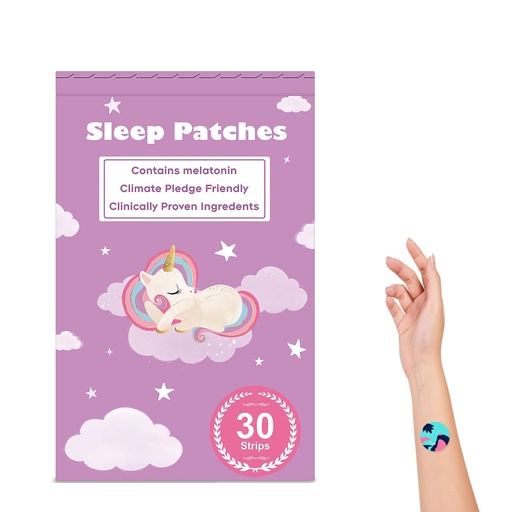[BRSRAZT5DIOWAAL3] Sleep Patches, 30 Pack Upgraded Deep Sleep Patches for Adults, All Natural Deep Sleep Patches, Quick Acting Ingredients, for Men and Women, Easy to Use That Last All Night - Unicorn - 20