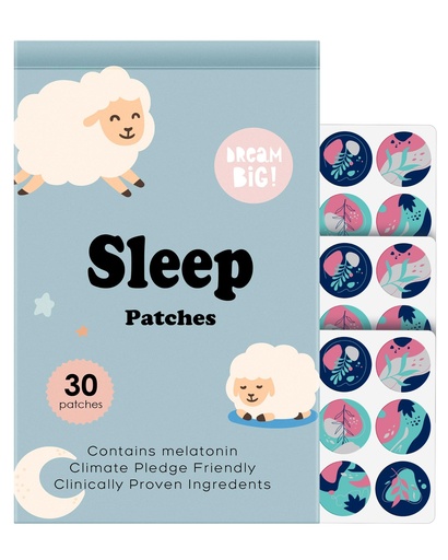 [BRSRA236AUIR6YDJ] Sleep Patches, 30 Pack Upgraded Deep Sleep Patches for Adults, All Natural Deep Patch, for Men and Women, Cruelty Free Water Resistant Patch That Last All Night
