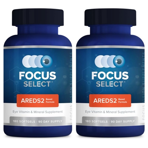[BRSROEIRPJ5G2FDU] Focus Select AREDS2 Based Eye Vitamin-Mineral Supplement - AREDS2 Based Supplement for Eyes (360 ct. 180 Day Supply) - AREDS2 Based Low Zinc Formula - Eye Vision Supplement and Vitamin