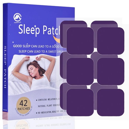 [BRSROYD5OF5QE2T3] Sleep Patches, Sleep Patch for Adults, Premium Ingredients Upgraded 42 Patches Set, Easy to Apply and Comfortable