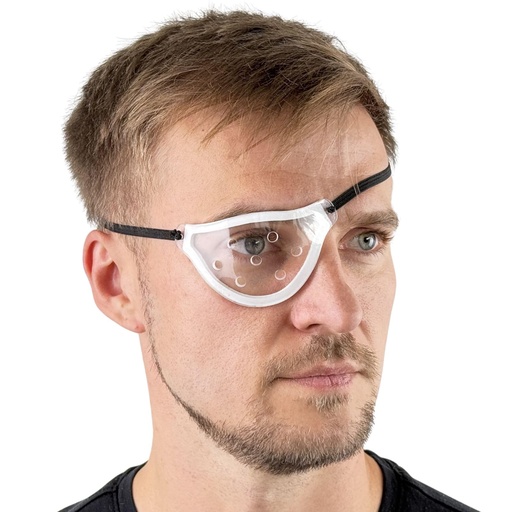 [BRSREAQNO4OWCC34] Eye Shield After Cataract Surgery, Cataract Eye Shield With Extended Elastic Strap & Soft Foam for Adults,Clear Eye Patch for Sleeping after Surgery