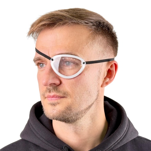 [BRSRGYIYOIFWED3F] Hydrating Dry Eye Patch, Dry Eye Shield With Extended Elastic Strap & Soft Foam for Adults, Clear Eye Patch for Dry Eye