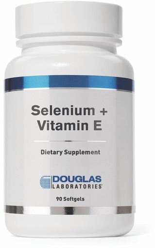 [BRSWIYQ6OMEA4GTK] Douglas Laboratories Selenium + Vitamin E | 400 I.U. of Natural Form of Vitamin E and 50 mcg. of Selenium | 90 Softgels