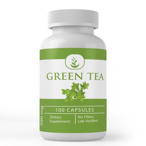 [BRSW2BD5CF5A2CA4] PURE ORIGINAL INGREDIENTS Green Tea Extract, (100 Capsules) Always Pure, No Additives Or Fillers, Lab Verified