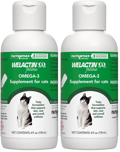 [BRSRGGQKCABA43YU] Welactin Omega-3 Skin and Coat Support,Liquid,4 oz,Green,(Pack of 2)