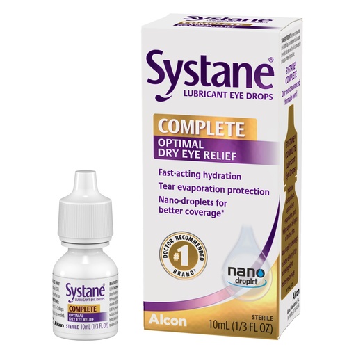 [BRSWG2QEC4AWE3TO] Systane Complete Lubricant Eye Drops, 10 ml