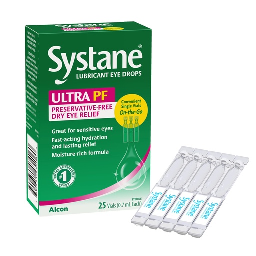 [BRSWKZLZCINBKA36] Systane Ultra Lubricant Eye Drops, 25 Count