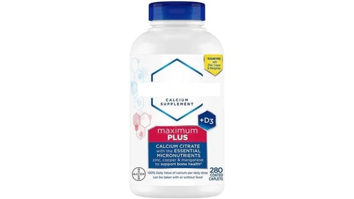 [BRSRGFD7BMCW2GT7] Cita Maximum Plus Calcium Citrate + D3, 280 Caplets +Elesbão 22 Guide