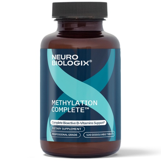 [BRSWIAY7BZYQ2G3E] Neurobiologix Methylation Complete, Methylated B Complex with Methylfolate, Vitamin B12 & B6, Daily Energy, Immune & Cellular Health Support for Kids & Adults, Gluten Free, 120 Chewable Tablets
