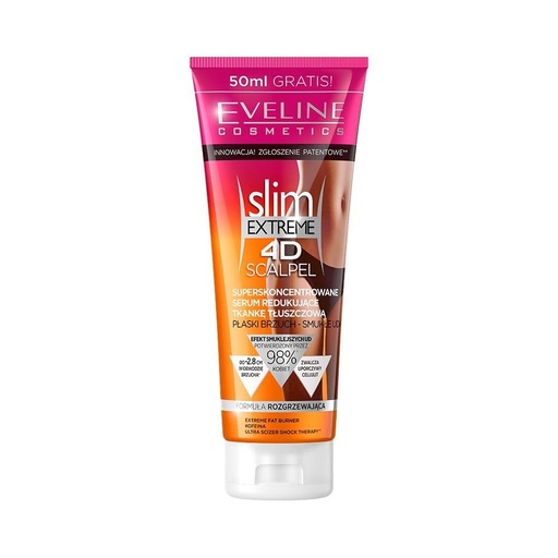 [BRSWGEA3C4FGEETG] Eveline Cosmetics Slim Extreme 4D Ultra-Concentrated Fat-Reducing Serum with SCALPEL SHAPE DESIGNER™ Technology