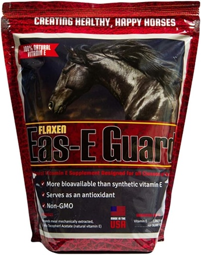 [BRSWYZTQCQPQ233J] Flaxen EAS-E Guard 4 lb, Natural Vitamin E Equine Supplement, with Important Antioxidant