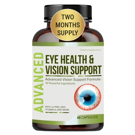 [BRSREZL6BEFBYF36] Vision Support - Best Eye Vitamins For Blurry Vision.Eye Supplements For Adults with Lutein For Macular Health, Eye Vision, Eye Strain, and Fatigue.With Zinc and Vitamin A to Support Sharp Vision.