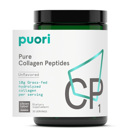 [BRSWYZD2OQBAEHTO] Puori Pure Collagen Peptides Powder, Unflavored - 10g of Grass-Fed Hydrolyzed Bovine Collagen Supports Skin Health, Hair & Nail Strength, Joint Pain & Mobility Support - 30 Servings