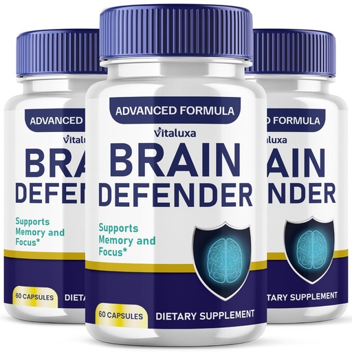 [BRSREFIZCF5QE2QZ] (3 Pack) Brain Defender Supplement, Brain Defend Pills for Focus and Memory Support, BrainDefender Advanced Nootropic Capsules Daily Clarity Cognitive Health Function, Brain Defense Vitamins (180 Ct)