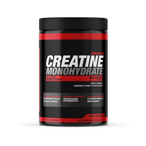 [BRSRAYLROQARE3TZ] ATHLEAN-X X-CREATINE Pure Micronized Creatine Monohydrate Powder - Supports Muscle Strength, Power, and Recovery - Gluten-Free, Non-GMO, Performance Enhancing Supplement (90 Servings)