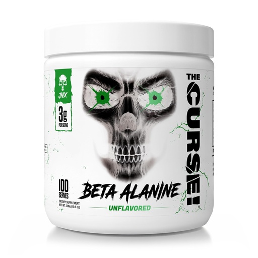 [BRSROGIBOIGQM33X] JNX SPORTS The Curse! Beta Alanine Powder - Unflavored, 100 Servings, 3g per Serving, GMP Compliant, Non-GMO, Made in The USA, Dietary Friendly