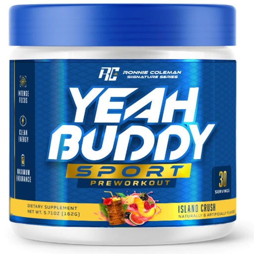 [BRSROH34O4CAKCLA] Ronnie Coleman Signature Series New Pre Workout Powder for Women & Men, Preworkout with Amino Acid Beta Alanine, L Citrulline, Caffeine for Energy Support, Endurance & Focus, Island Crush, 30 Serving