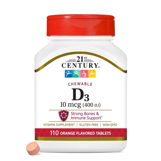 [BRSWGAQBOEHB4EY2] 21st Century Vitamin D 400 Iu Orange, 110 Count