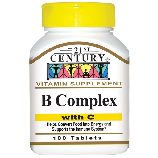 [BRSWKH3ZAYIBEHDI] 21st Century, B Complex, with C, 100 Tablets - 2pc