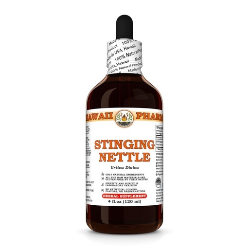 [BRSRAAAODEPG2YL4] Stinging Nettle (Urtica Dioica) Dry Leaf Tincture, All Natural, Vegan, Pure Liquid Extract - 4 fl.oz