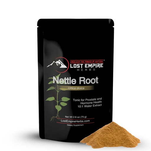 [BRSRMAALCIDRMDI7] Stinging Nettle Root (Urtica Dioica) 10:1 Full-Spectrum Water Extract Powder Supplement for Men, Urinary Function (75 Grams)