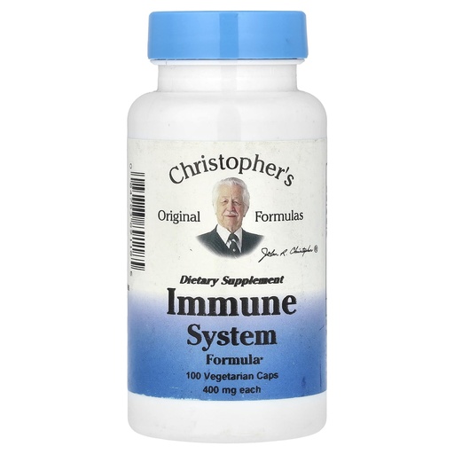 [BRSWIZ35CEDBSFTU] Christopher's Original Formulas Immune System Formula, 100 Vegetarian Caps