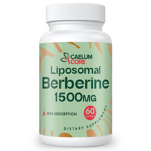 [BRSRAEAFBMIRG2TX] Liposomal Berberine HCL - Berberine 1500mg Activates AMPK, High Bioavailability Berberines Supplement for Women and Men, Supports Body Balance