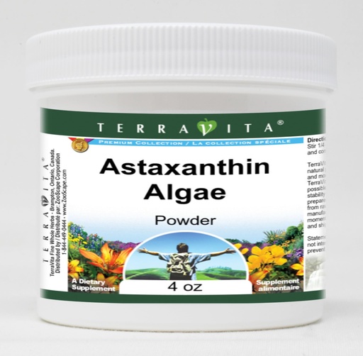 [BRSWG2QBBYFBAFI4] Astaxanthin Algae Powder (4 oz, ZIN: 519029) - 3 Pack