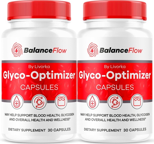 [BRSRAAI6BUHAY3I6] (2 Pack) Balance Flow Glyco Optimizer, Balance Flow, Balance Flow Glycol Optimizer Supplement, BalanceFlow Support Capsules, Balance Flow Blood Support Advanced Formula, 60 Capsules for 2 Months