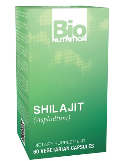 [BRSROBAPA4GR4ADX] Bio Nutrition Shilajit (Asphaltum), 60 Vegetarian Capsules (500 mg per Capsule)