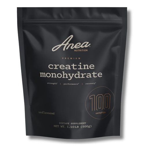 [BRSREAQNAR5AOYDK] Anea Creatine Monohydrate - Unflavored | 5g Creapure® per Serving | Supports Muscle Energy, Strength & Recovery | Pure & Filler-Free | Made in GMP Facility