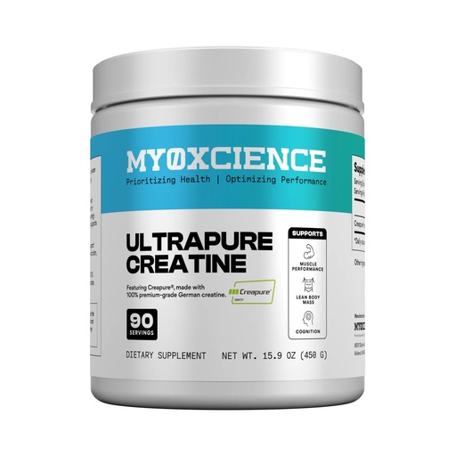 [BRSREC32CB6WADQ7] MYOXCIENCE Creapure® Creatine | 5 Grams German Creatine Monohydrate Per Serving | Supports Muscle Performance, Lean Body Mass, & Cognition (90 Serving Jar)