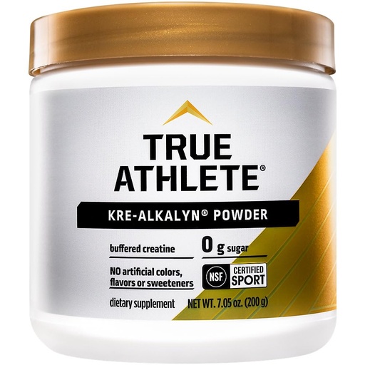 [BRSWIZAPDINBG33Y] True Athlete Kre-Alkalyn Powder, Unflavored, Buffered Creatine Supplement for Men & Women, NSF Certified for Sport Formula, Pre Workout & Post Workout Supplement, Gluten Free, 7.05 Oz, 200 Servings
