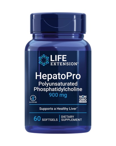 [BRSWIYTQB55B2232] Life Extension HepatoPro, polyunsaturated phosphatidylcholine, 900 mg, Supports a Healthy Liver and detoxification, Protects Against oxidative Stress, Gluten-Free, Non-GMO, 60 softgels