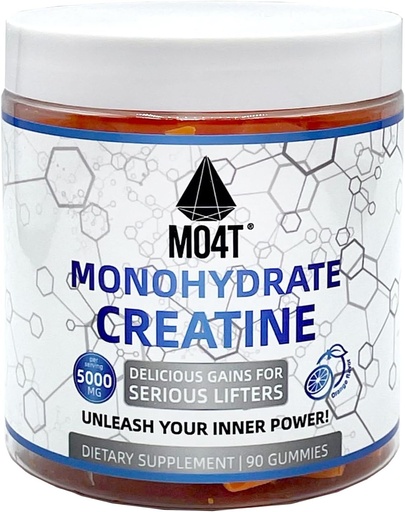 [BRSRAAL7B4FRQG3D] Creatine Monohydrate Gummies 5000 mg for Men & Women, Sugar Free Creatine Gummies Orange Flavor