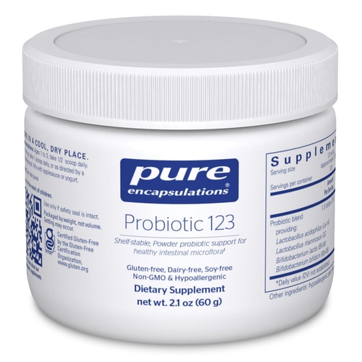 [BRSRMBAOCMCQYYAY] Pure Encapsulations Probiotic 123 | Children's Probiotic Support for Healthy Intestinal Microflora* | 2.1 Ounces