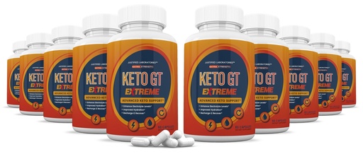 [BRSROBD4CB6RAGTA] (10 Pack) Keto GT Extreme Keto Pills 1675MG New & Improved Formula Contains Apple Cider Vinegar Extra Virgin Olive Oil Powder Green Tea Leaf 600 Capsules