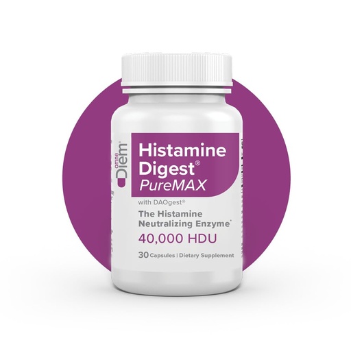 [BRSRAAIDCR6RSGQY] Omne Diem Histamine Digest PureMAX with DAO - Diamine Oxidase Supplement for Food Related Histamine Intolerance (30 Capsules)