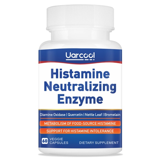 [BRSREYYLCAMGCDT7] DAO Enzyme Supplement Histamine Diamine Oxidase Supplement for Smooth Digestion - Made in USA - 60 Softgels