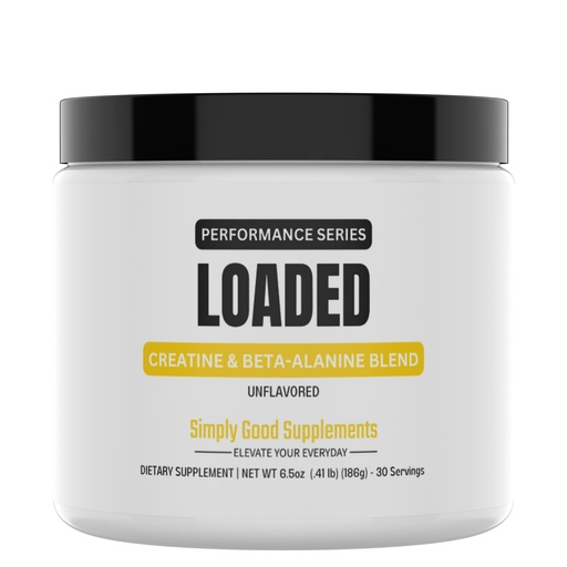 [BRSRABITCEJRS2YY] Loaded Creatine & Beta-Alanine Powder – 3200mg Beta-Alanine and 3000mg Creatine Monohydrate – Boost Strength, Power, and Endurance – Daily Muscle Performance Support Supplement – 30 Servings
