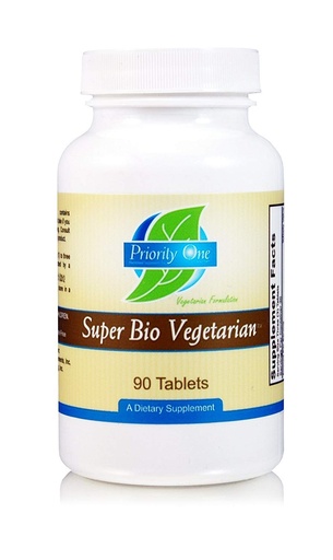 [BRSWGZLQBMIWOGT5] Priority One Vitamins Super Bio Vegetarian 90 Tablets - Immune System Support*- Clinical Strength - Benefits of Shiitake & Maitake Mushrooms.