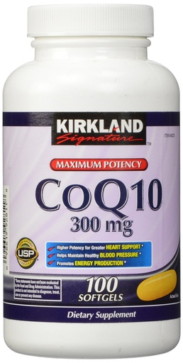 [BRSWIZIQBYFRS336] Kirkland Signature COQ10 100 Softgels, 300 mg, 6.4 Ounce